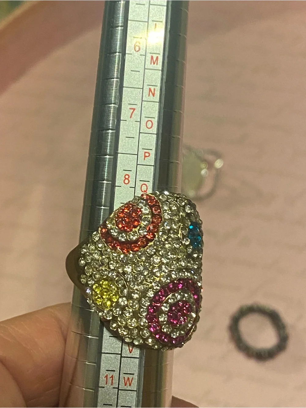 Vintage Cocktail Ring Bundle Chunky Rhinestone Pavé Whimsigoth Statement Lot